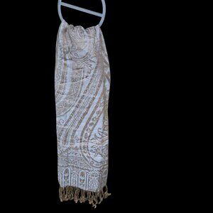 Paisley Wraps With Fringe One Size Fits All
